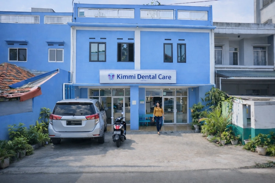 Lokasi Kimmi Dental Care di Jl. Pondok Betung Raya Pondok Aren